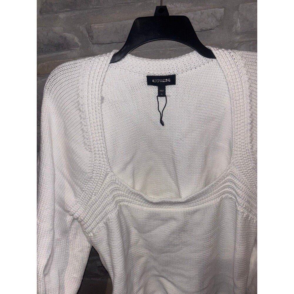 XL Express Sweater wide neck knitted sweater - Picture 2 of 9